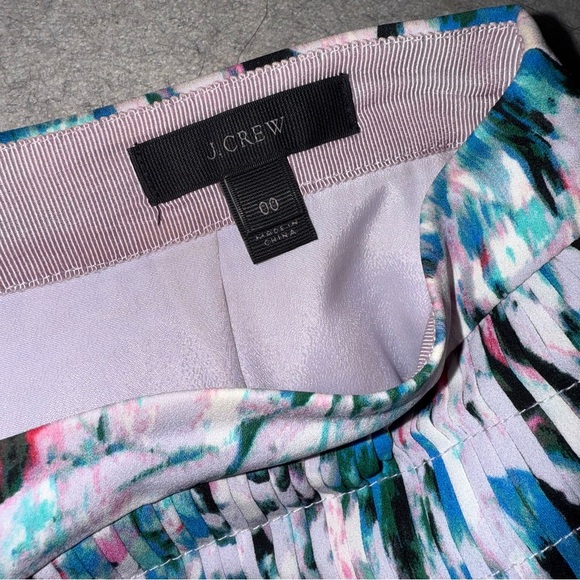 Beautiful JCrew Multicolor Pleated Skirt - Picture 5 of 7